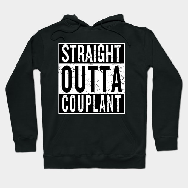 Straight outta couplant Hoodie by Crude or Refined